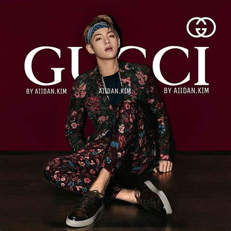 taehyung modeling gucci clothes|bts v Gucci jacket.